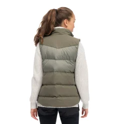 Store Bergans Nordmarka Outdoor Down Vest Women - Green Mud