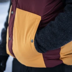 Online Bergans Nordmarka Outdoor Down Vest Men - Amarone Red / Golden Field