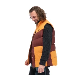 Online Bergans Nordmarka Outdoor Down Vest Men - Amarone Red / Golden Field