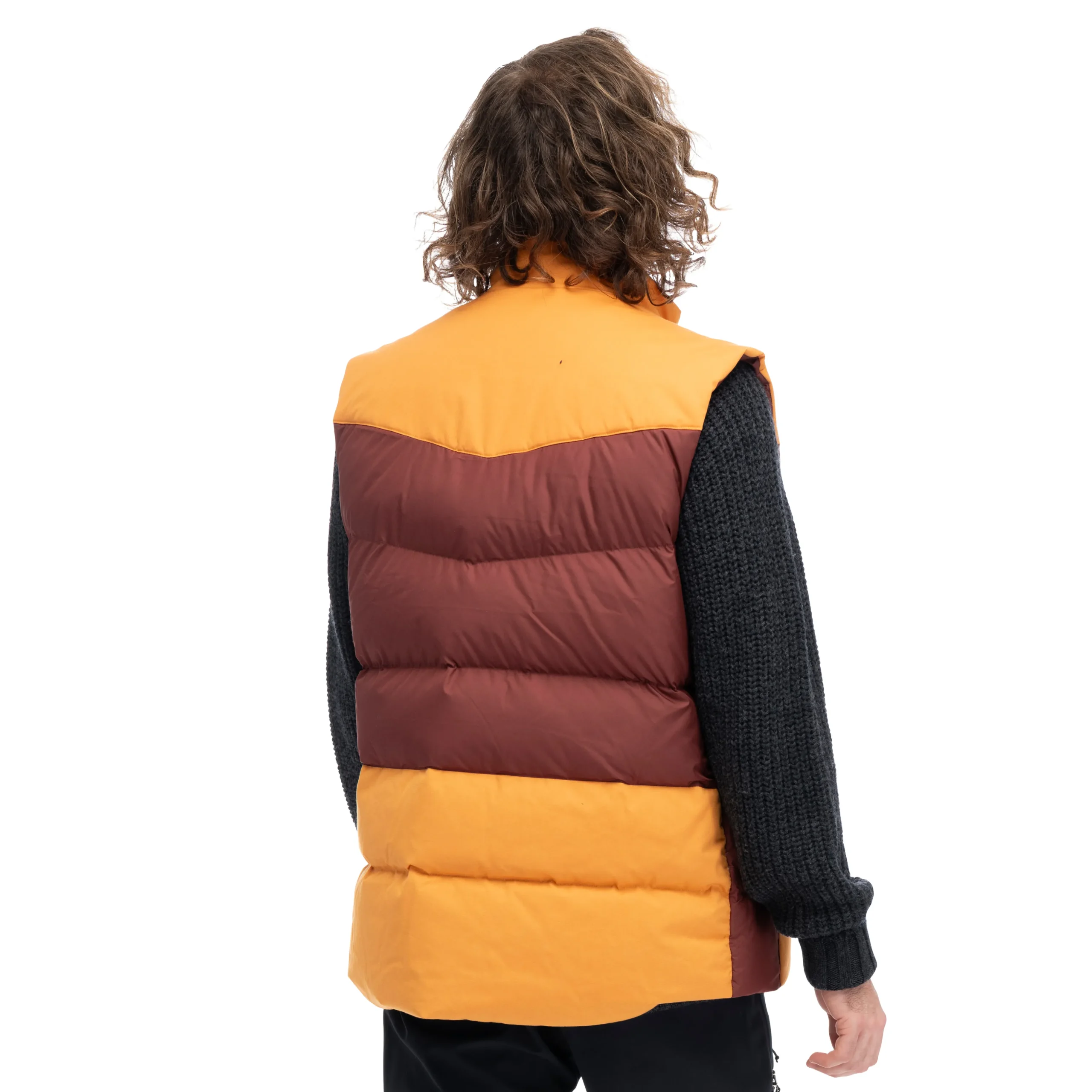 Online Bergans Nordmarka Outdoor Down Vest Men - Amarone Red / Golden Field