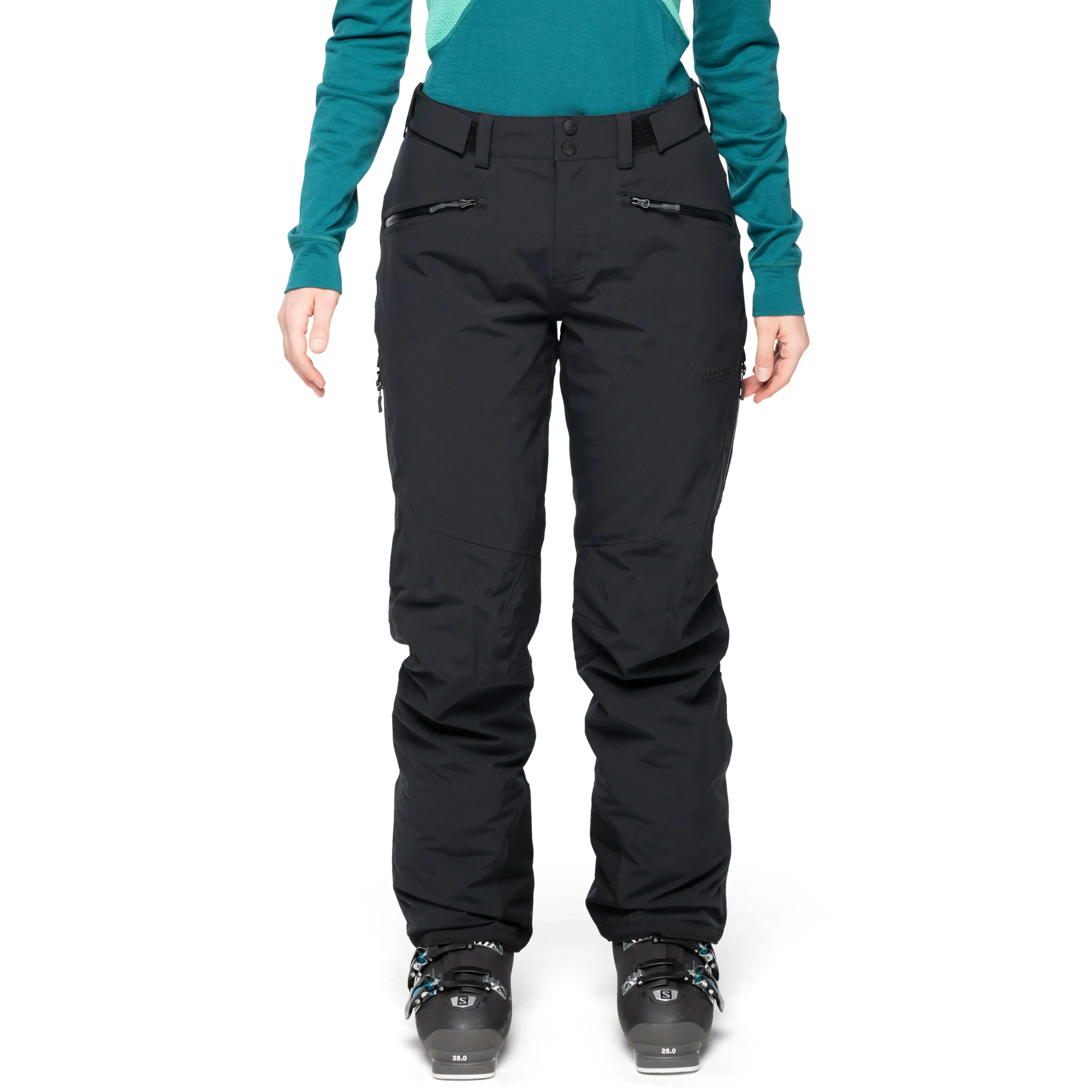 Shop Bergans Oppdal Insulated Lady Pants - Black