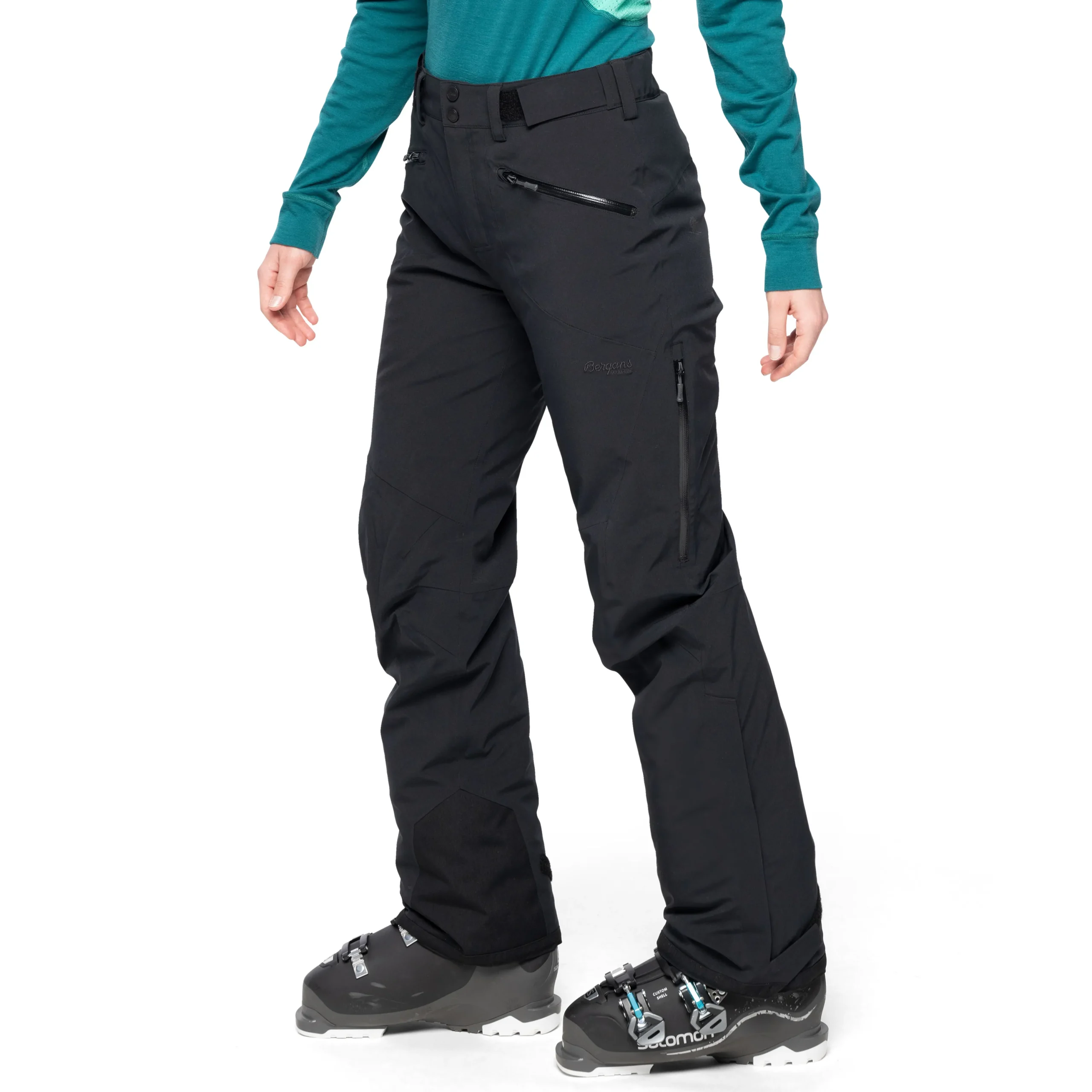 Shop Bergans Oppdal Insulated Lady Pants - Black