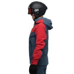 Shop Bergans Oppdal Insulated W Jacket - Orion Blue / Red