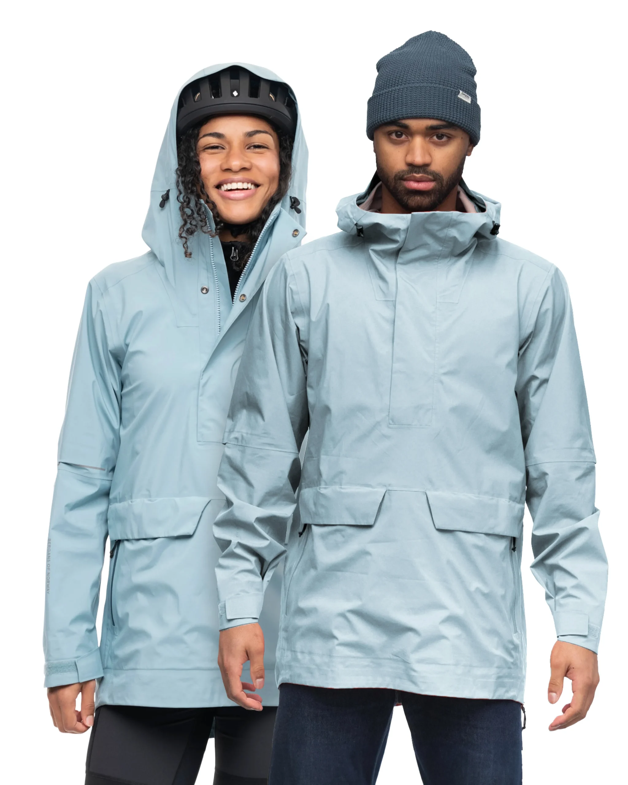 Store Bergans Oslo Urban Anorak - Smoke Blue