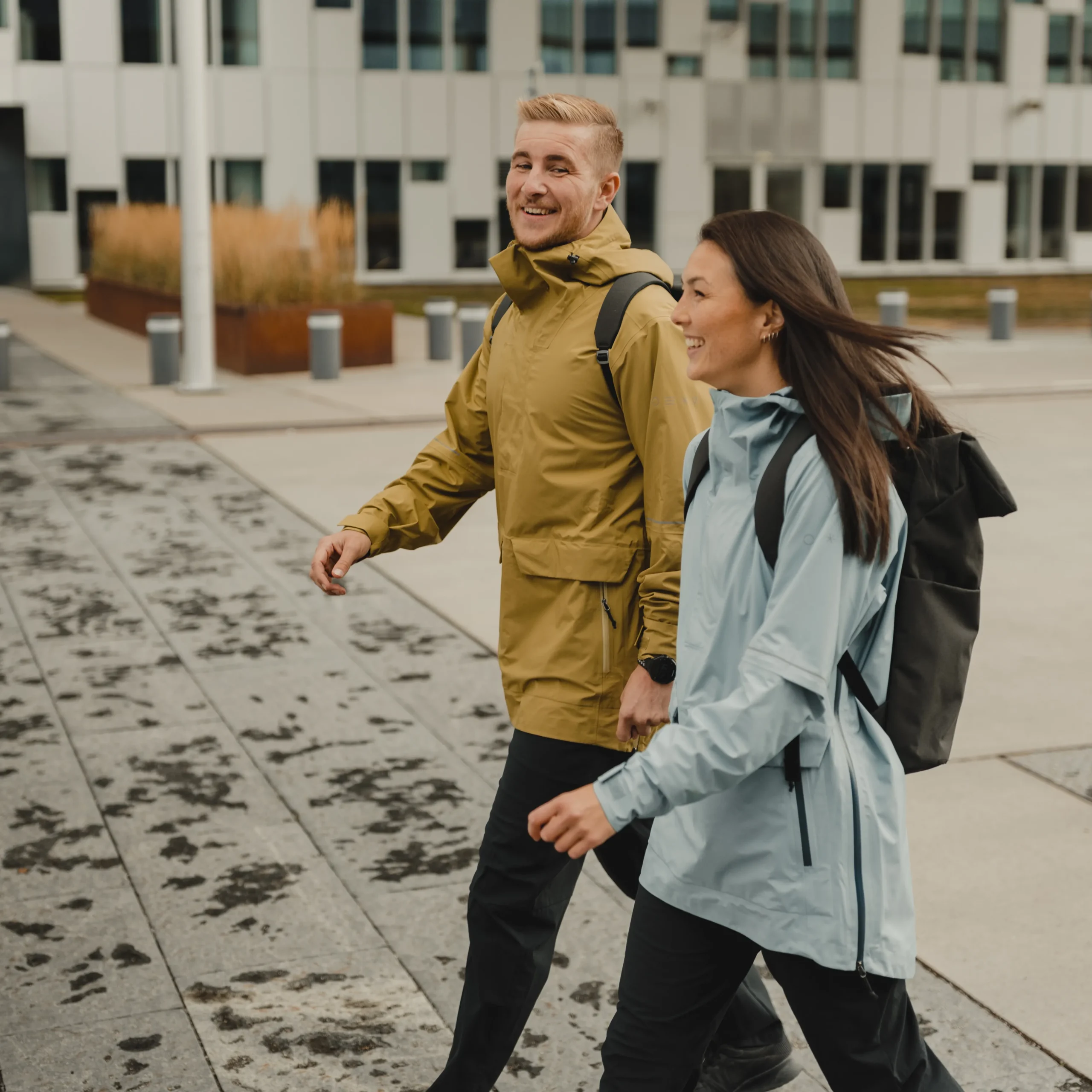 Store Bergans Oslo Urban Anorak - Smoke Blue