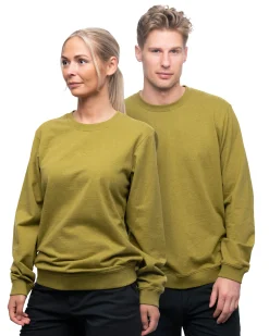 Shop Bergans Oslo Urban Comfy Sweater Unisex - Olive Green