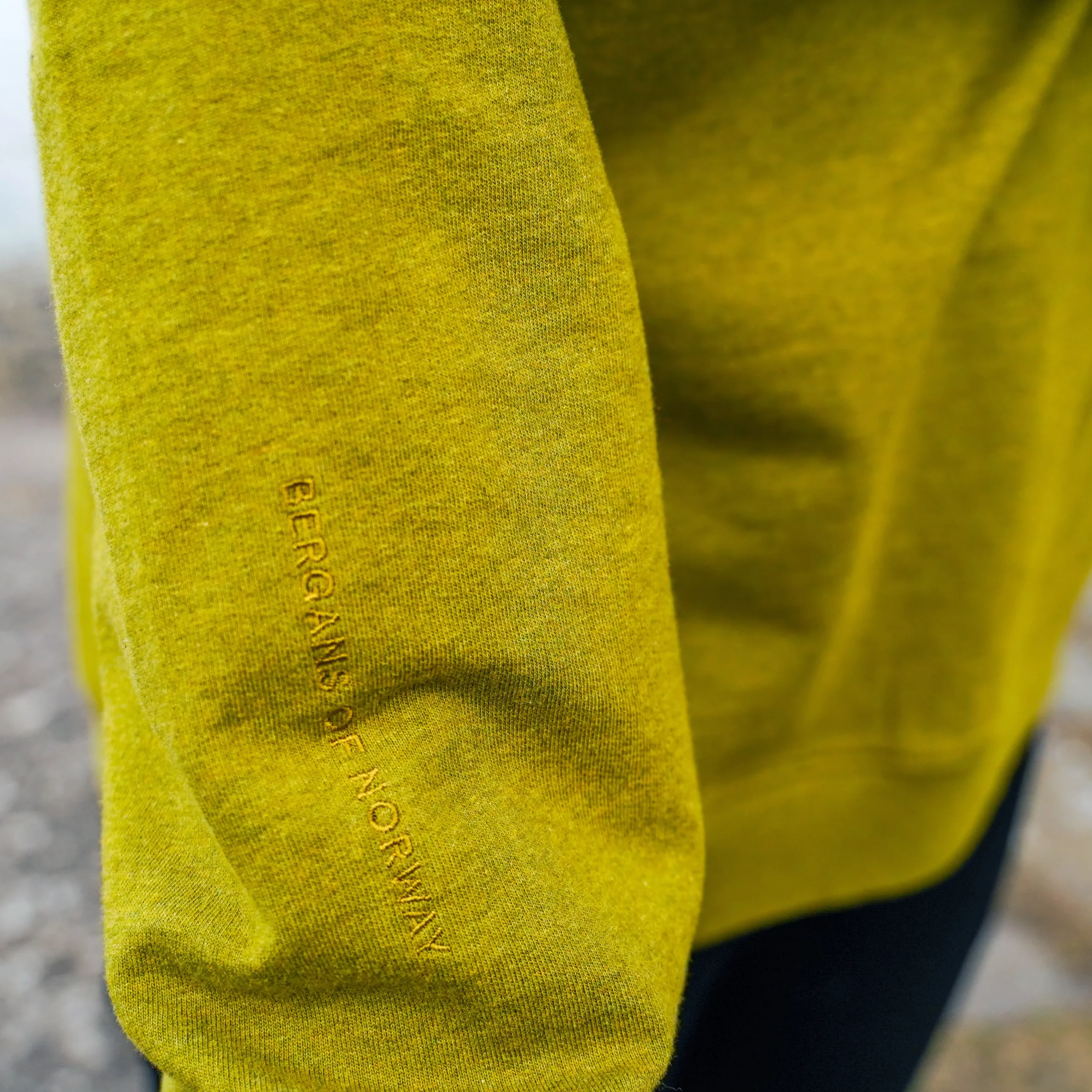 Shop Bergans Oslo Urban Comfy Sweater Unisex - Olive Green