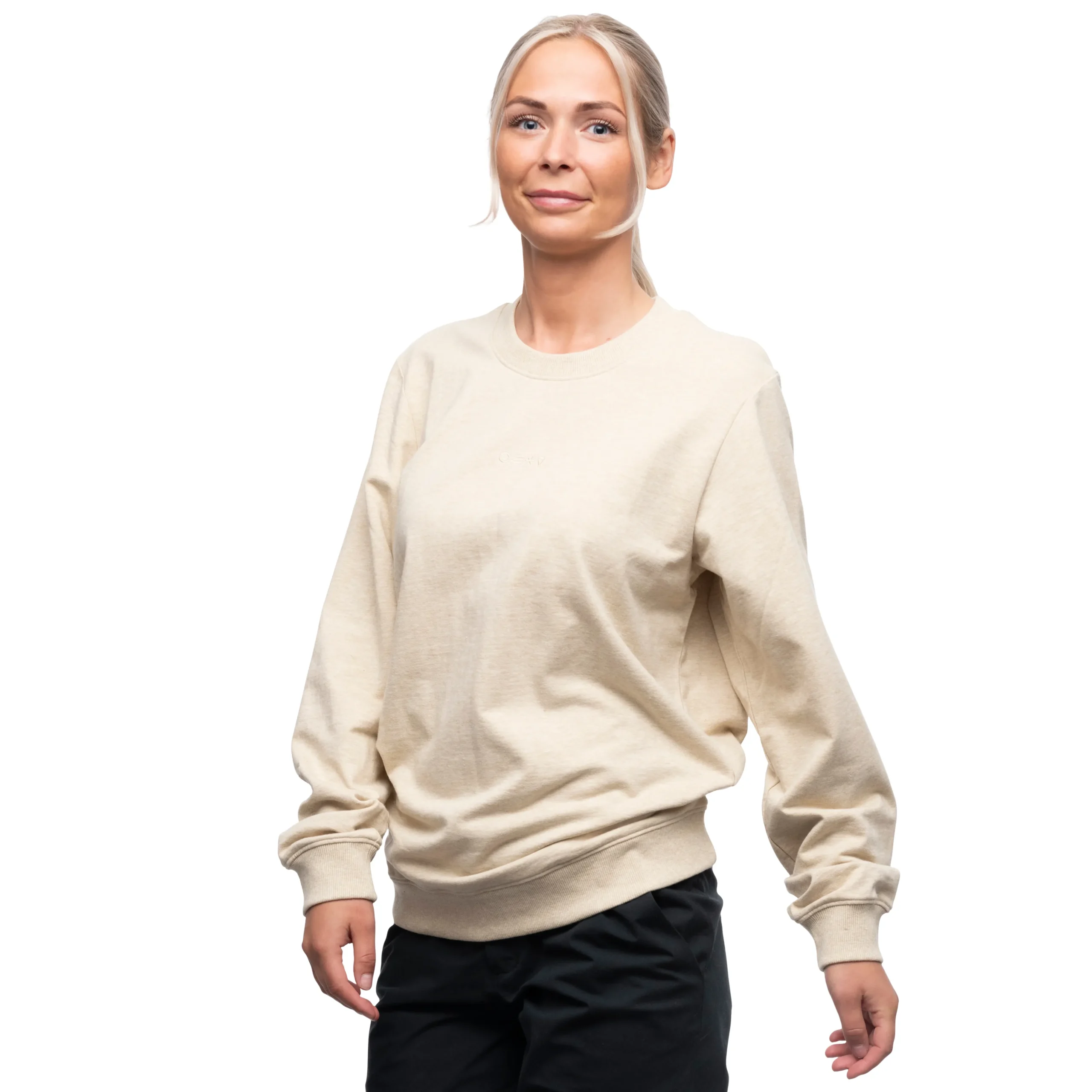 Flash Sale Bergans Oslo Urban Comfy Sweater Unisex - Chalk Sand