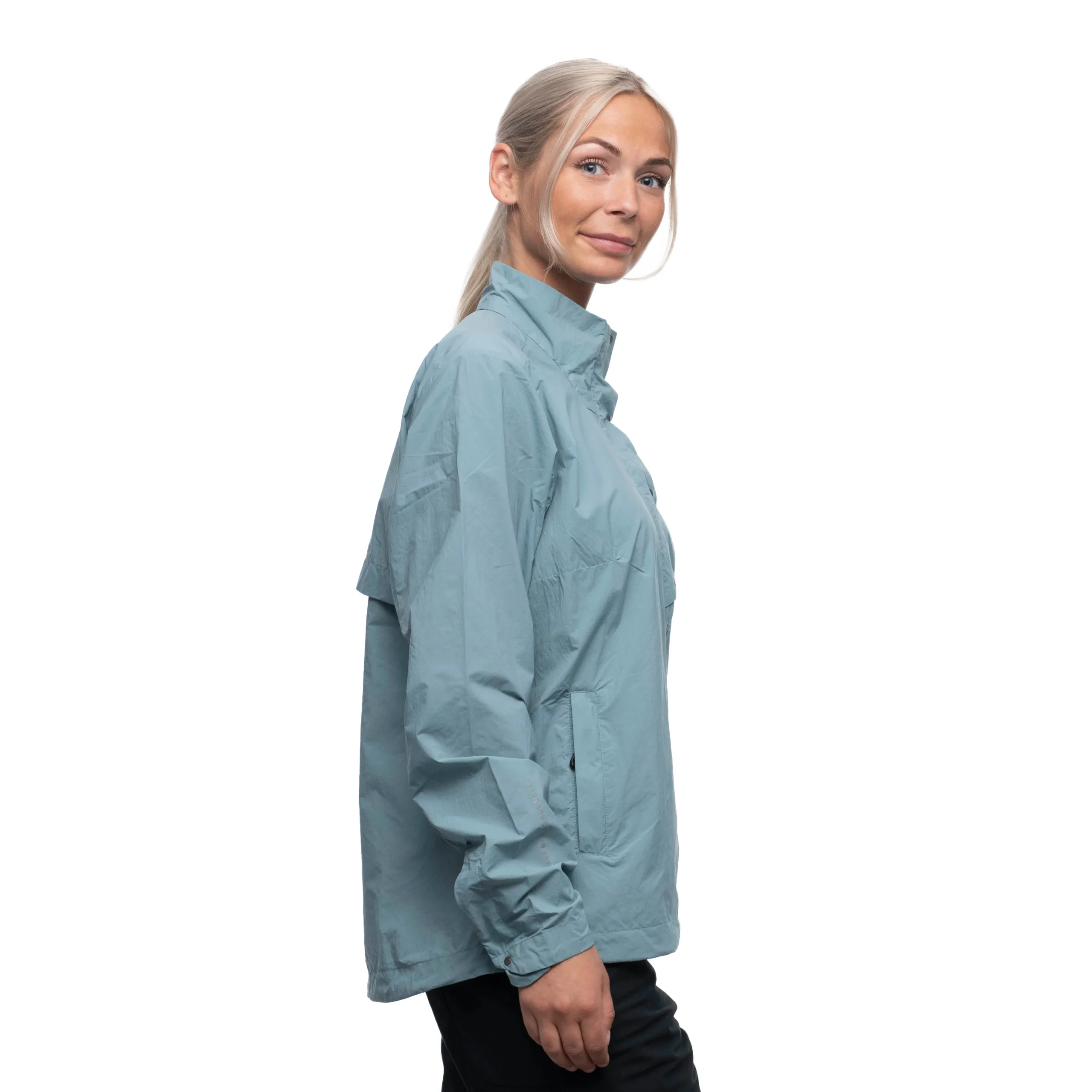 Hot Bergans Oslo Urban Commute Windbreaker Jacket Women - Smoke Blue