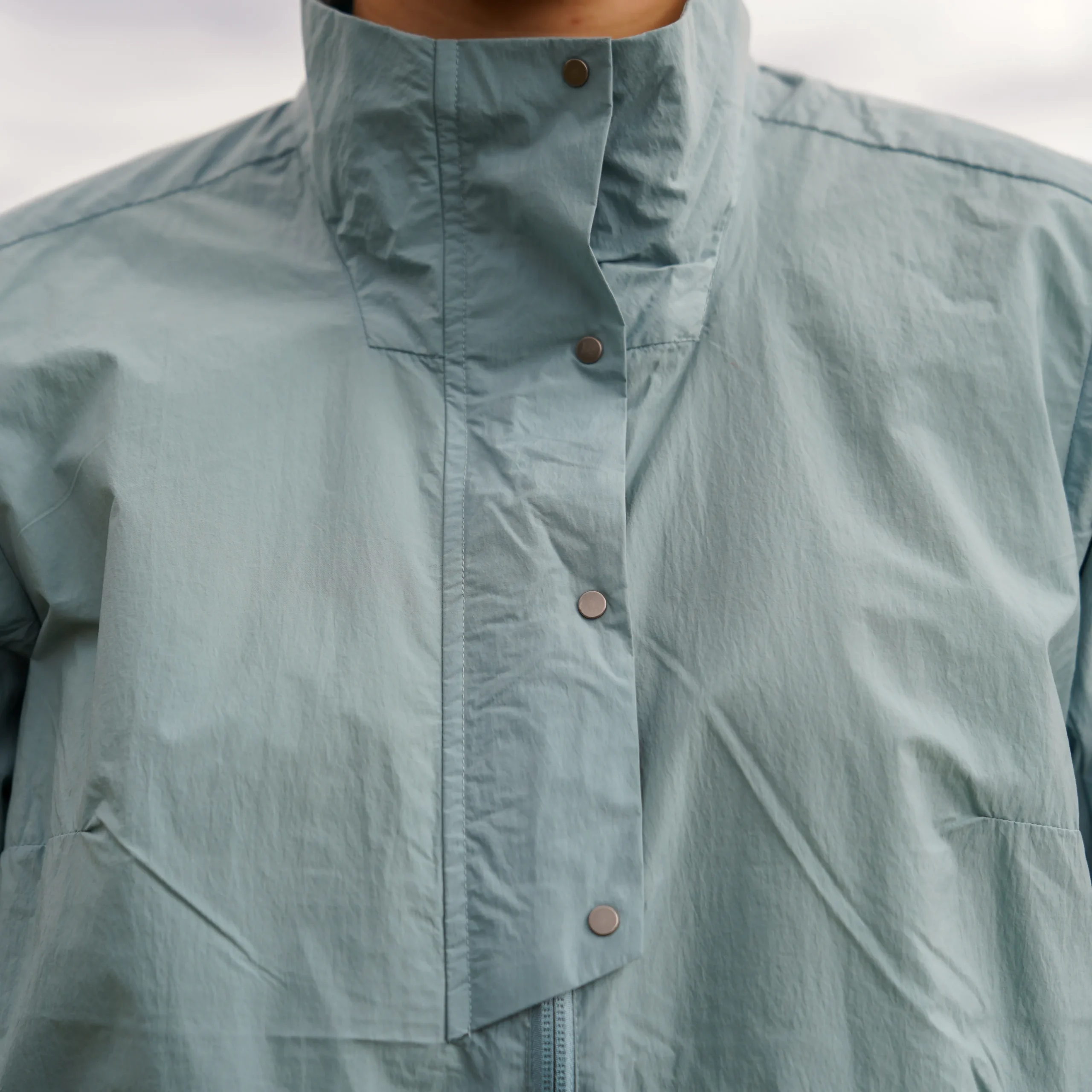 Hot Bergans Oslo Urban Commute Windbreaker Jacket Women - Smoke Blue