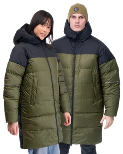 Best Sale Bergans Oslo Urban Down Parka - Dark Olive Green / Black