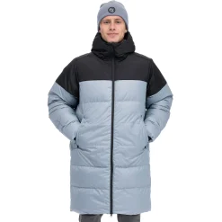 Fashion Bergans Oslo Urban Down Parka - Husky Blue / Black