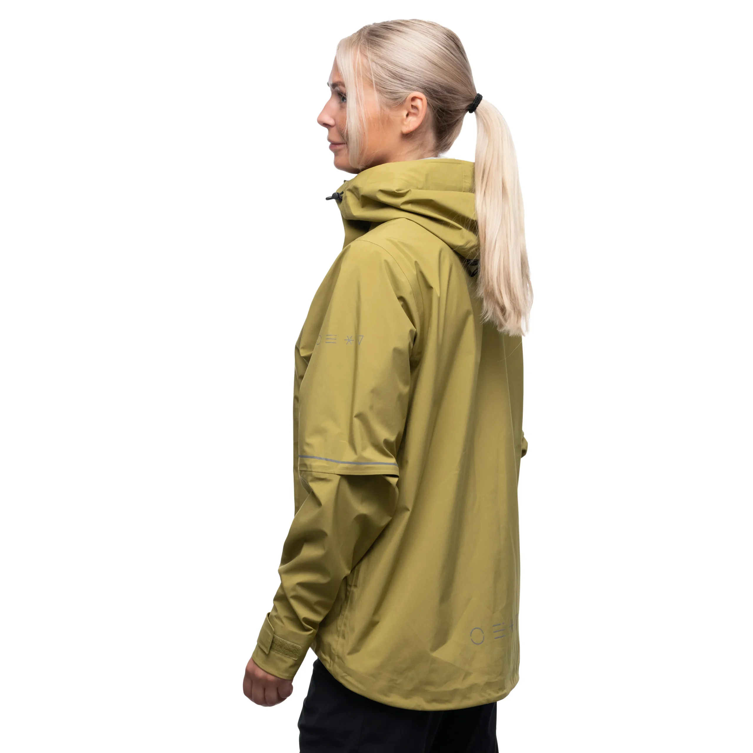 Sale Bergans Oslo Urban Rain Shell Jacket Women - Olive Green