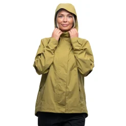 Sale Bergans Oslo Urban Rain Shell Jacket Women - Olive Green