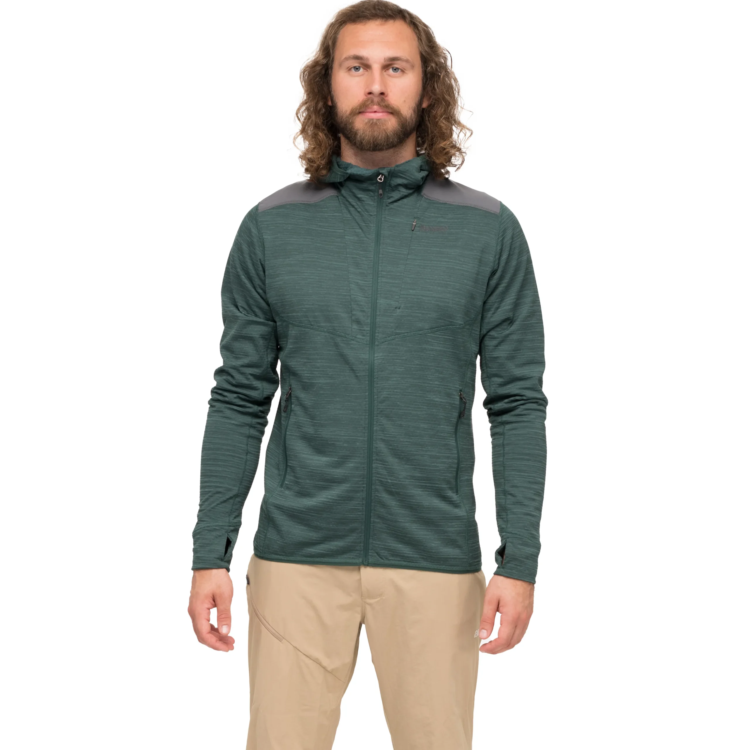 Best Bergans Rabot Active Mid Hood Jacket - Duke Green
