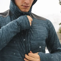 Clearance Bergans Rabot Active Mid Hood Jacket - Orion Blue