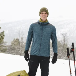 Clearance Bergans Rabot Active Mid Hood Jacket - Orion Blue