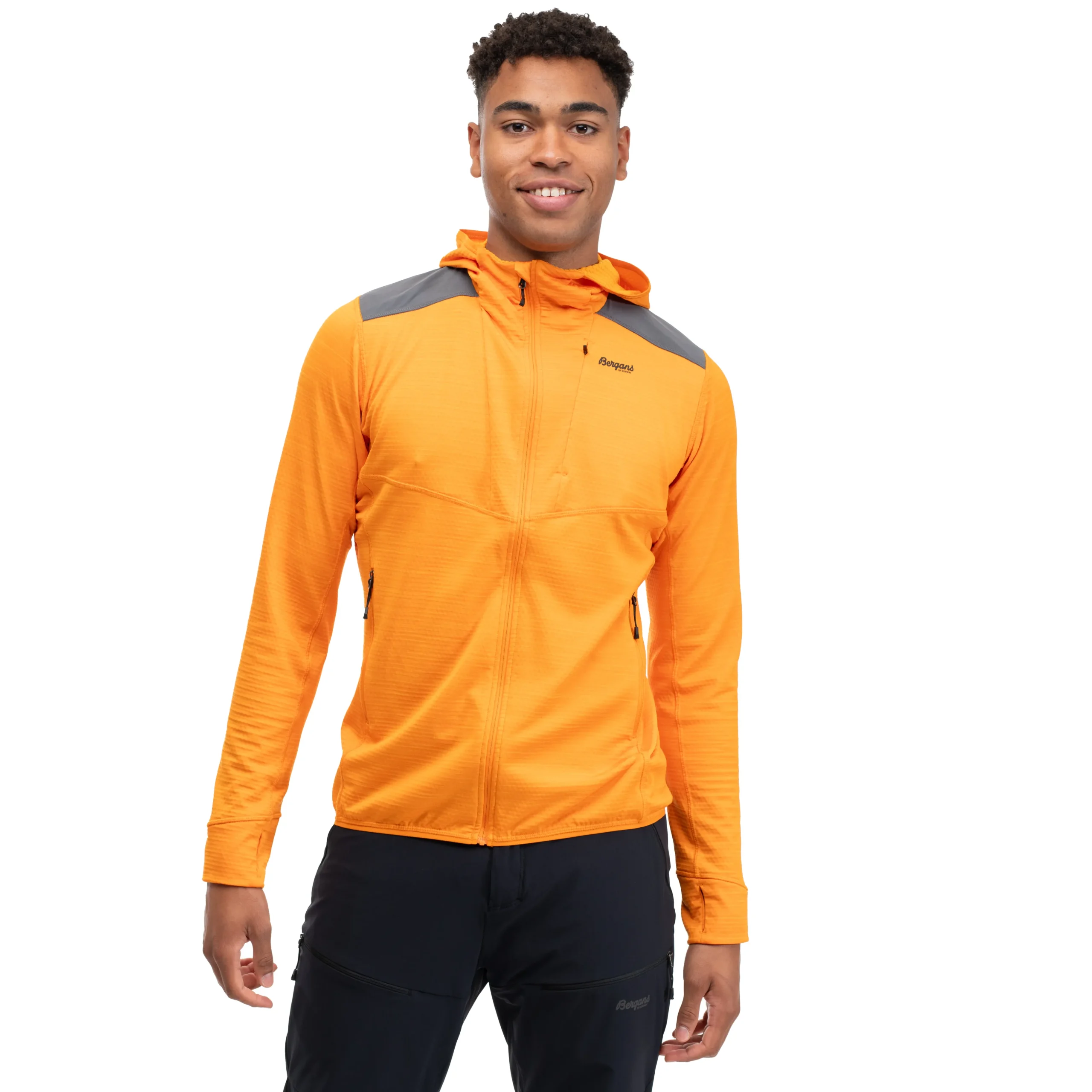 Store Bergans Rabot Active Mid Hood Jacket - Cloudberry Yellow