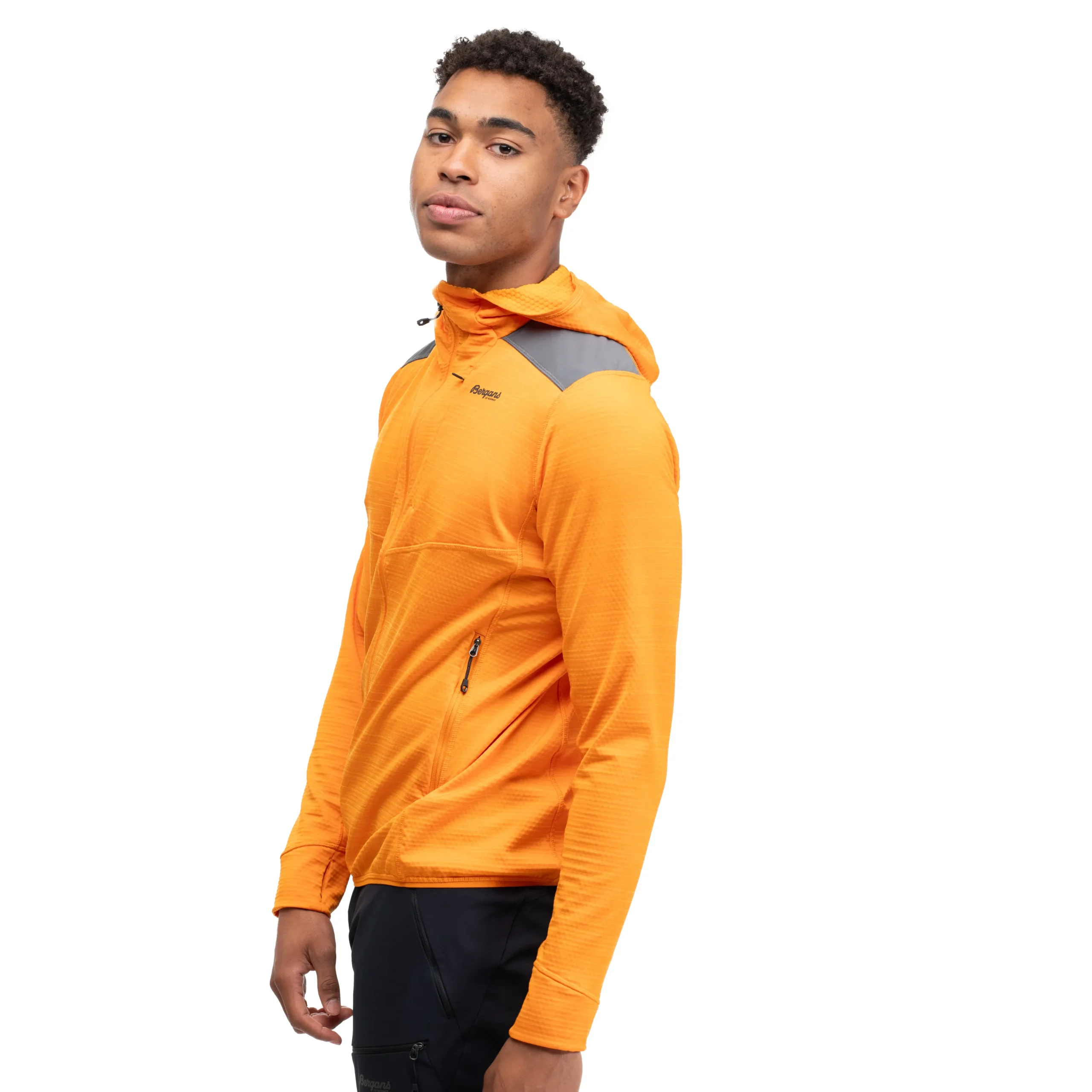Store Bergans Rabot Active Mid Hood Jacket - Cloudberry Yellow