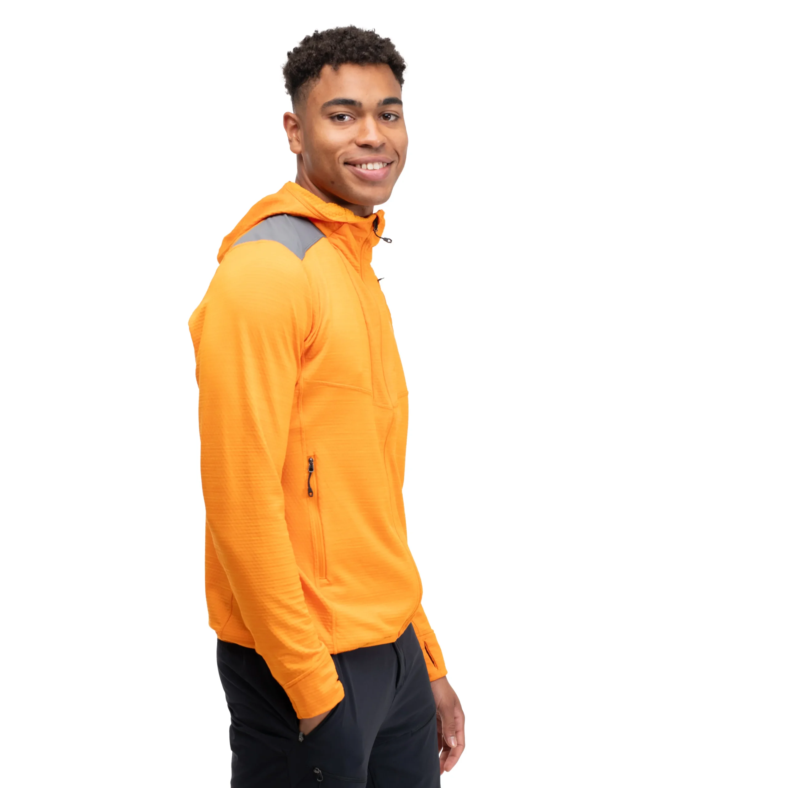 Store Bergans Rabot Active Mid Hood Jacket - Cloudberry Yellow