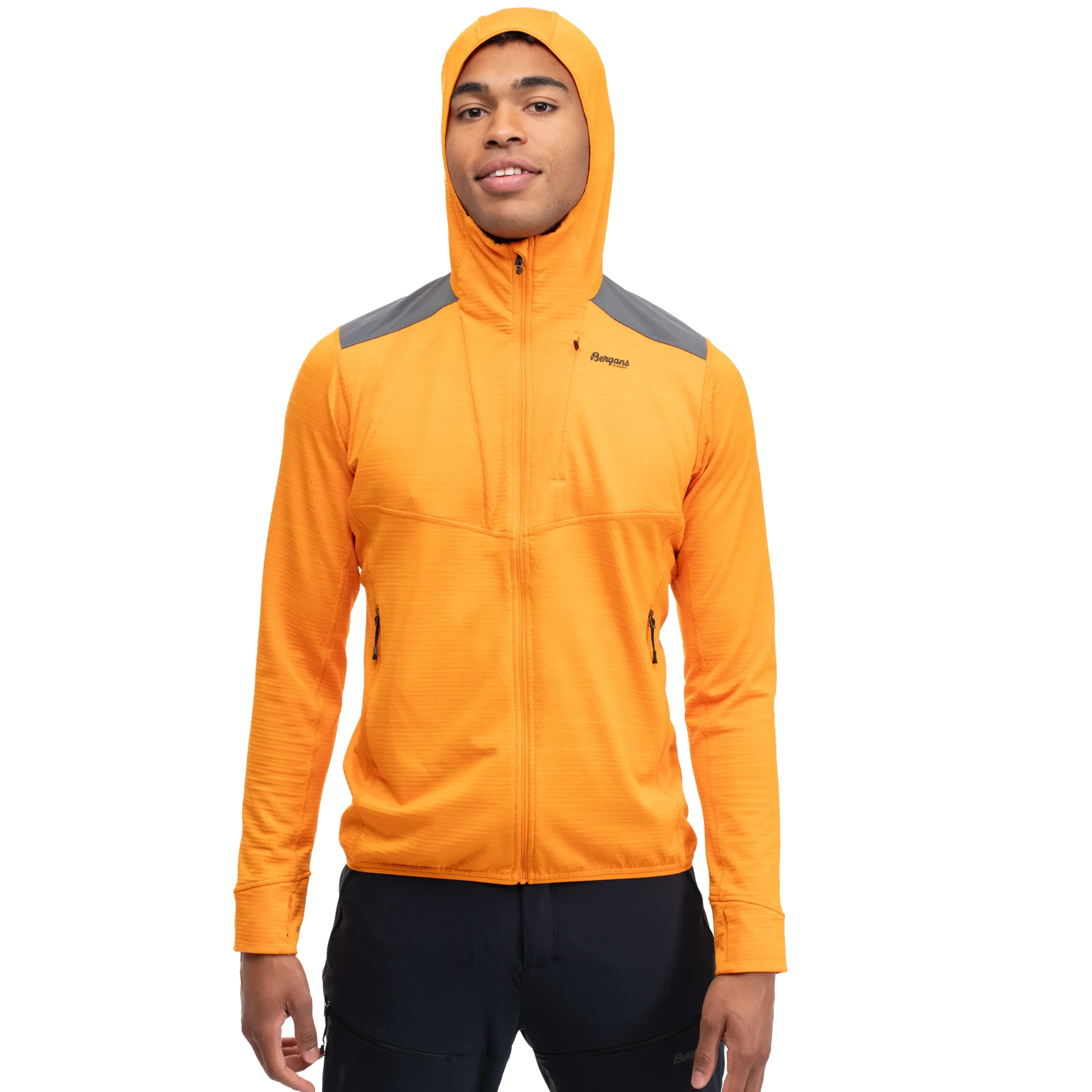 Store Bergans Rabot Active Mid Hood Jacket - Cloudberry Yellow