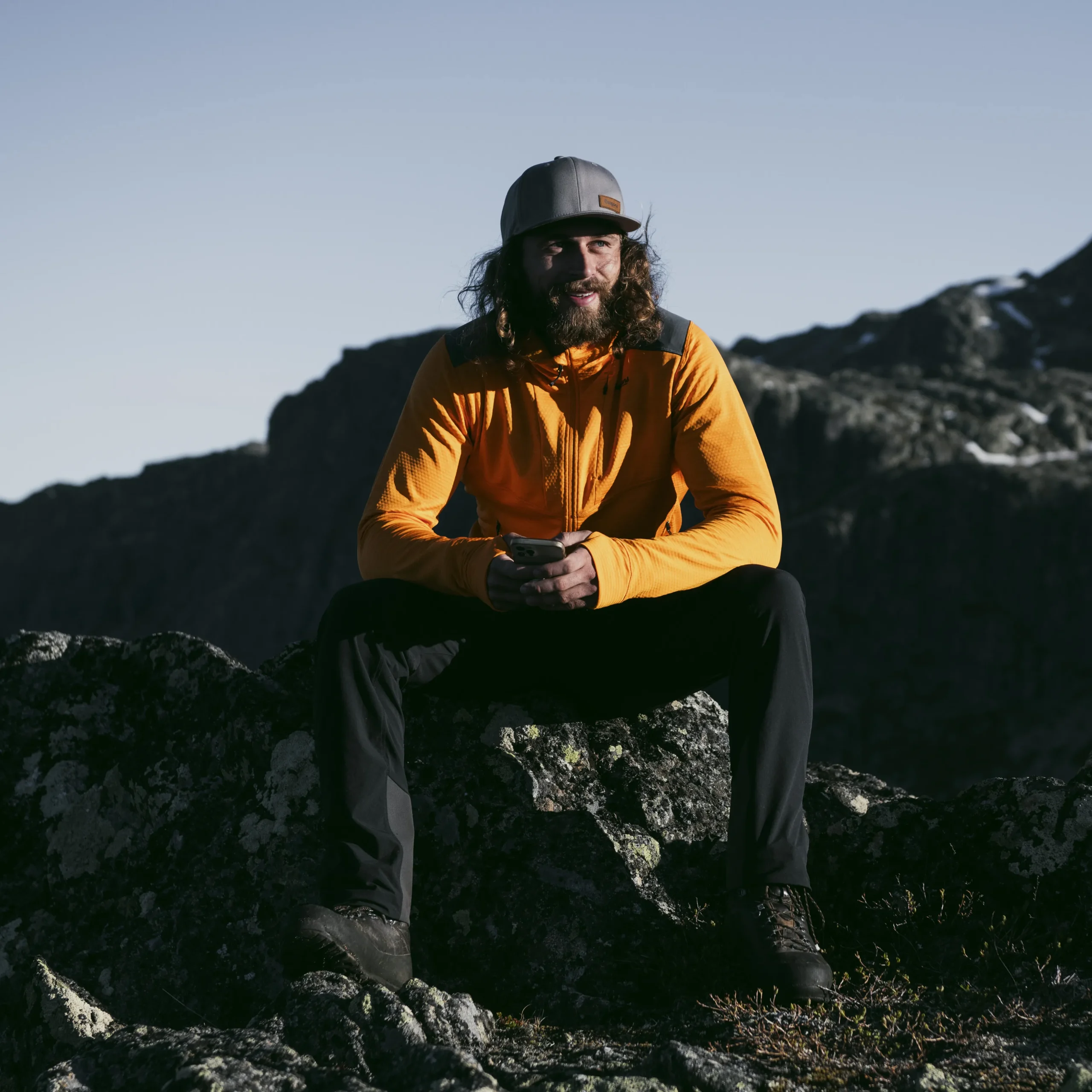 Store Bergans Rabot Active Mid Hood Jacket - Cloudberry Yellow