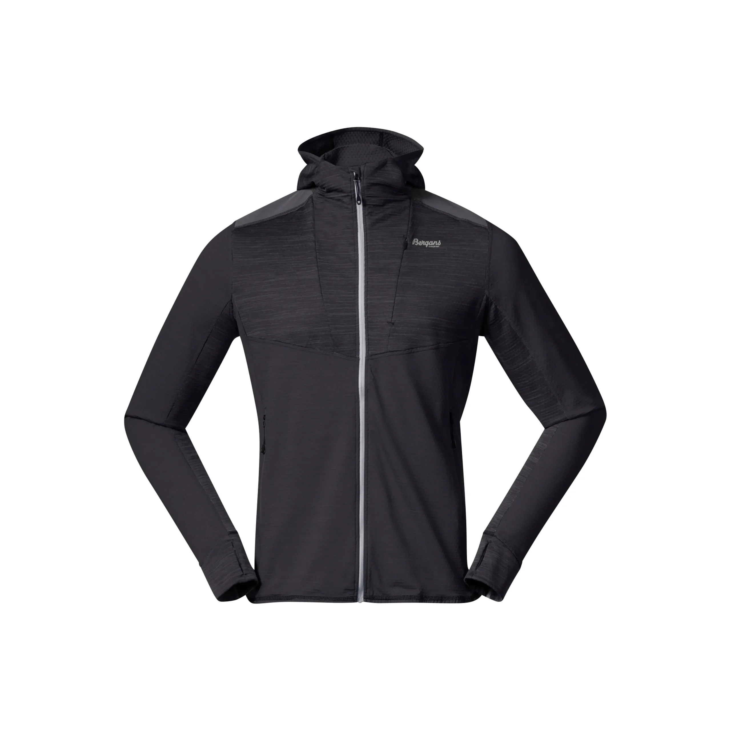 New Bergans Rabot Active Mid Hood Jacket - Solid Charcoal