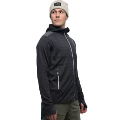 New Bergans Rabot Active Mid Hood Jacket - Solid Charcoal