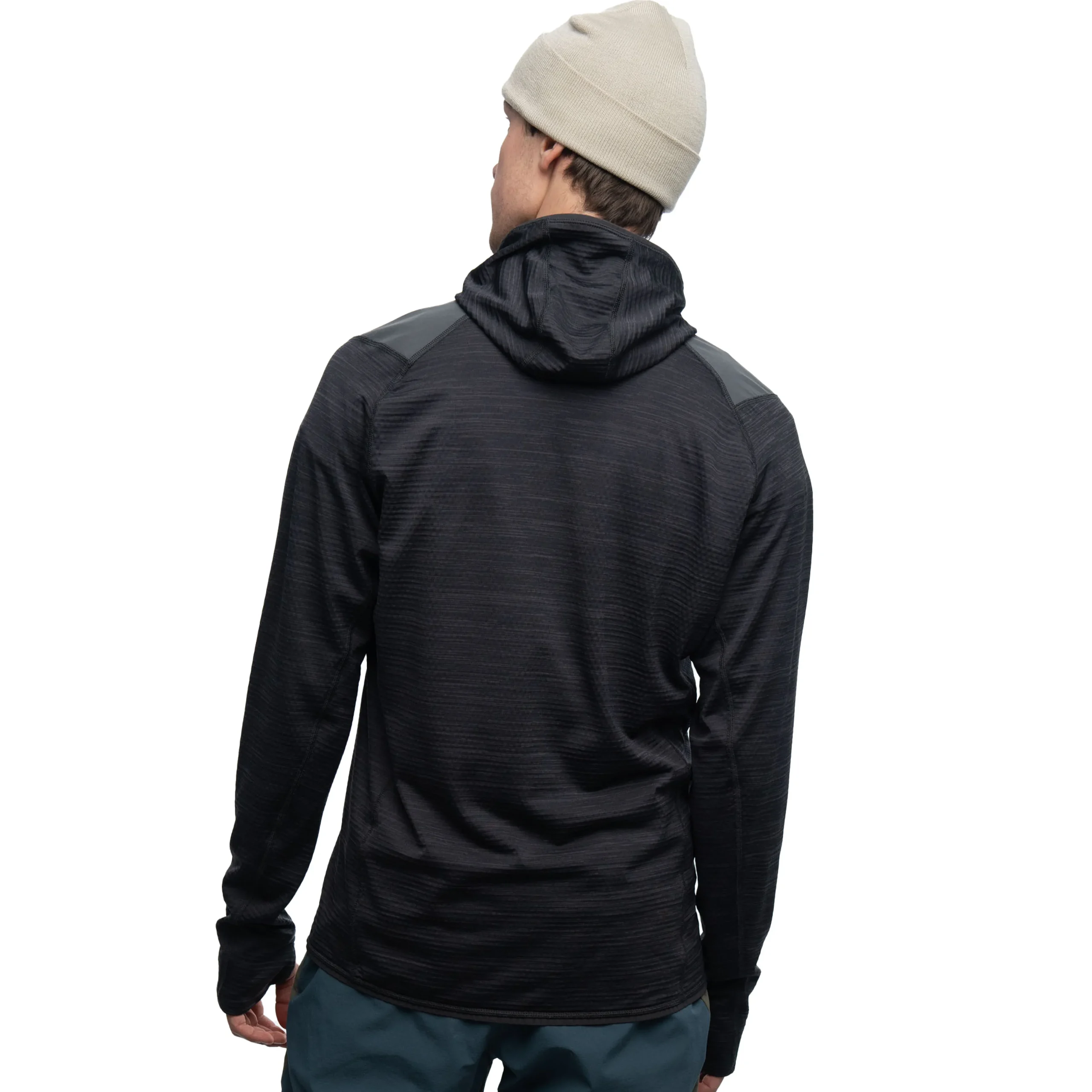 New Bergans Rabot Active Mid Hood Jacket - Solid Charcoal