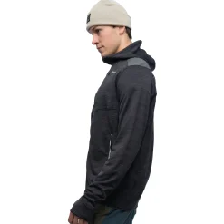 New Bergans Rabot Active Mid Hood Jacket - Solid Charcoal