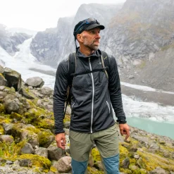 New Bergans Rabot Active Mid Hood Jacket - Solid Charcoal