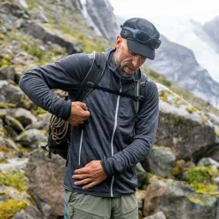 New Bergans Rabot Active Mid Hood Jacket - Solid Charcoal