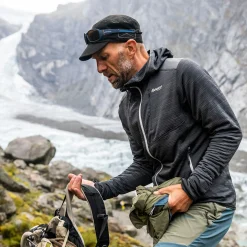 New Bergans Rabot Active Mid Hood Jacket - Solid Charcoal