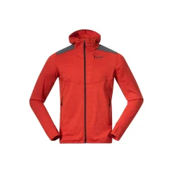 Discount Bergans Rabot Active Mid Hood Jacket - Dark Brick