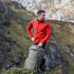 Discount Bergans Rabot Active Mid Hood Jacket - Dark Brick