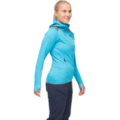 Best Sale Bergans Rabot Active Mid Hood W Jacket - Aqua Lagoon