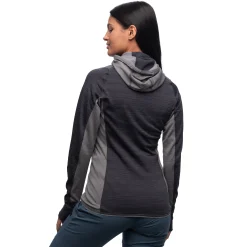 Fashion Bergans Rabot Active Mid Hood W Jacket - Solid Charcoal / Solid Grey
