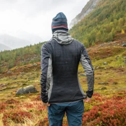 Fashion Bergans Rabot Active Mid Hood W Jacket - Solid Charcoal / Solid Grey