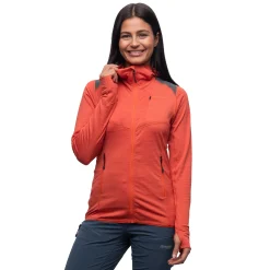 Hot Bergans Rabot Active Mid Hood W Jacket - Brick