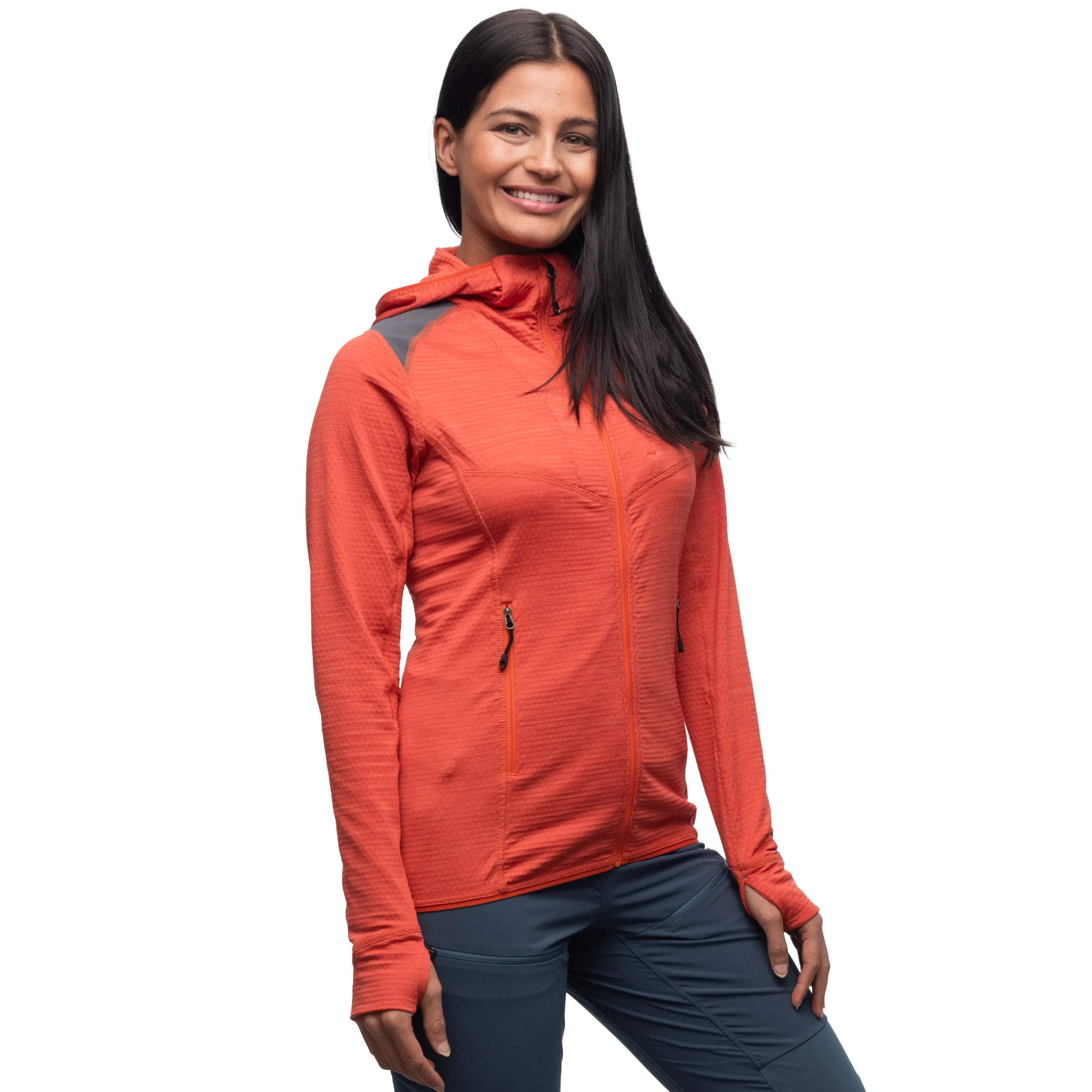 Hot Bergans Rabot Active Mid Hood W Jacket - Brick