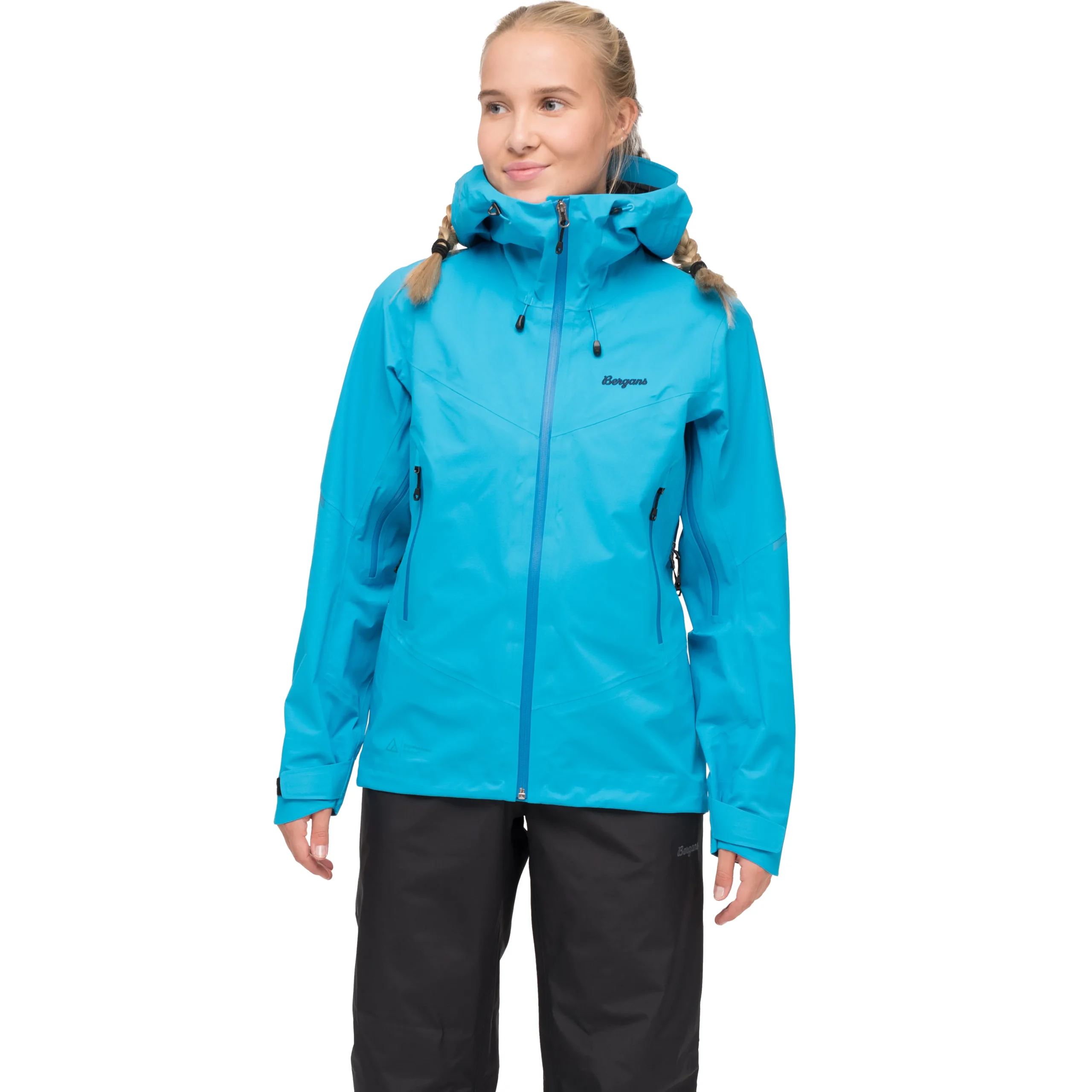 Cheap Bergans Rabot Allround 3L Shell Jacket Women - Aqua Lagoon