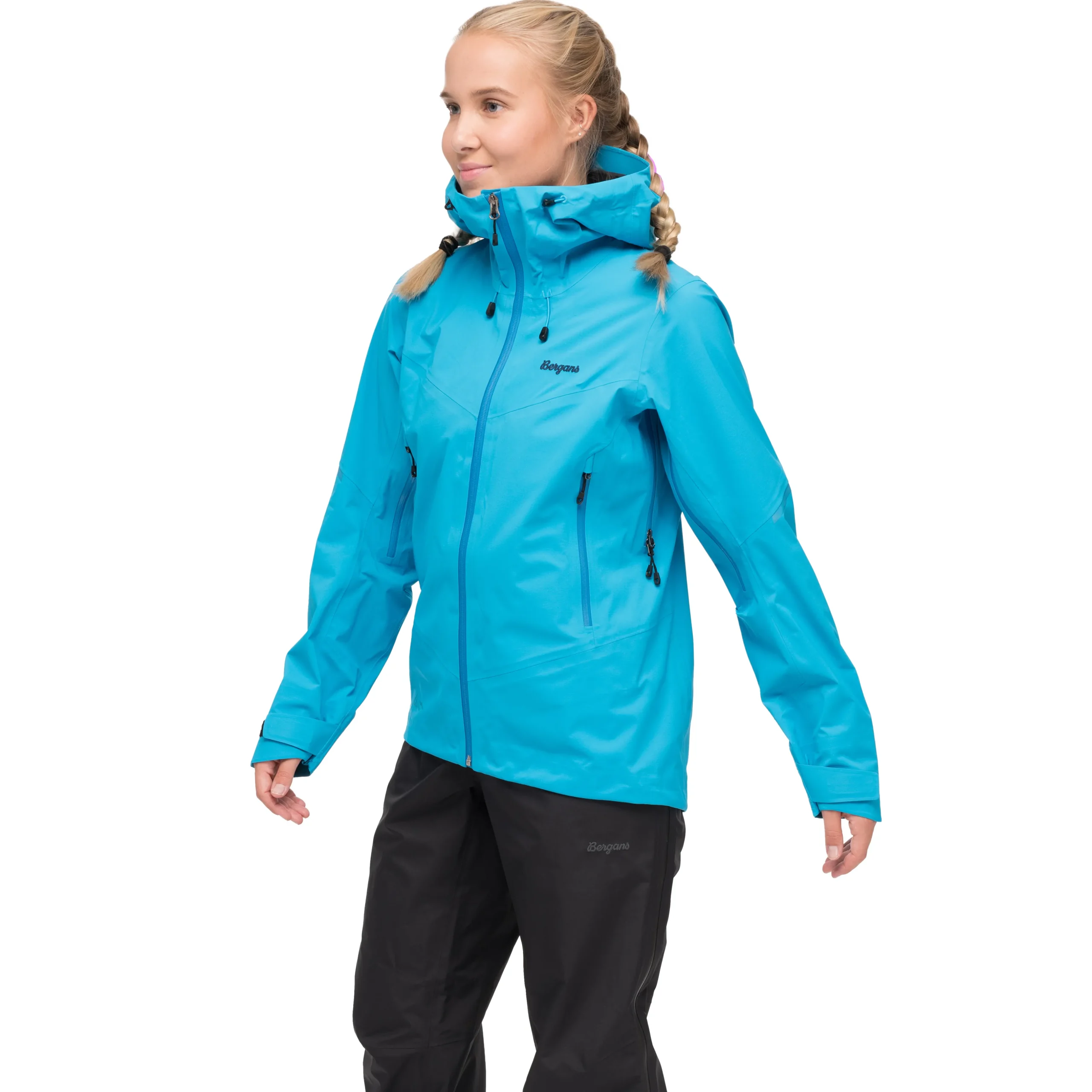Cheap Bergans Rabot Allround 3L Shell Jacket Women - Aqua Lagoon
