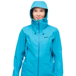 Cheap Bergans Rabot Allround 3L Shell Jacket Women - Aqua Lagoon