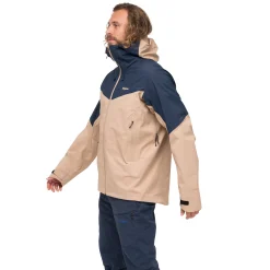 Store Bergans Rabot Allround 3L Shell Jacket Men - Warm Sand / Navy Blue