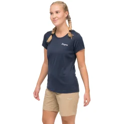 Flash Sale Bergans Rabot Emblem Wool Tee Women - Navy Blue