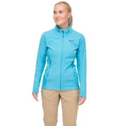 Best Bergans Rabot Fleece Midlayer Jacket Women - Aqua Lagoon