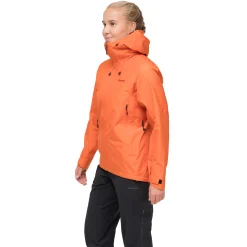 Outlet Bergans Rabot Light 3L Shell Jacket Women - Alert Orange