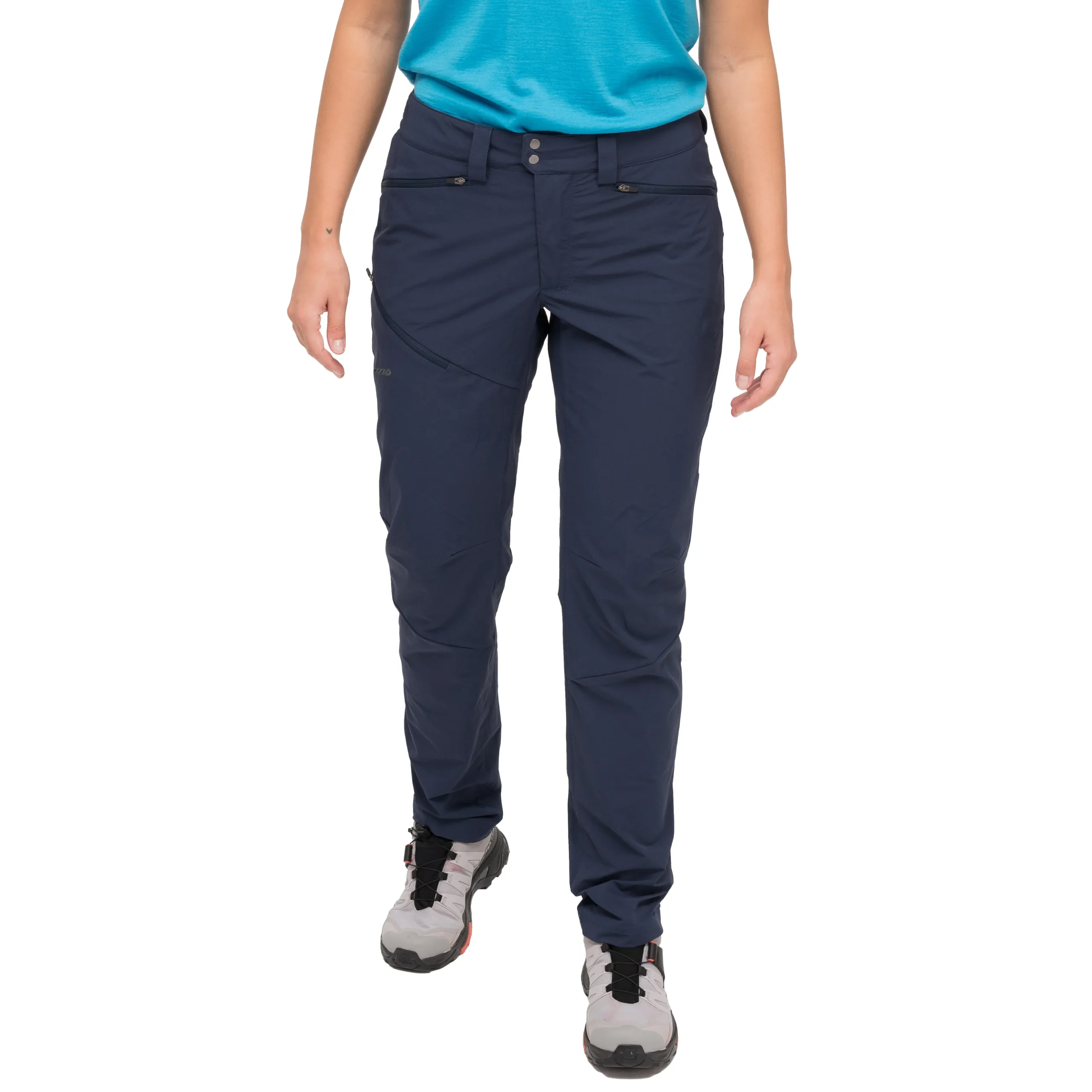 Clearance Bergans Rabot Light Softshell Pants Women - Navy Blue