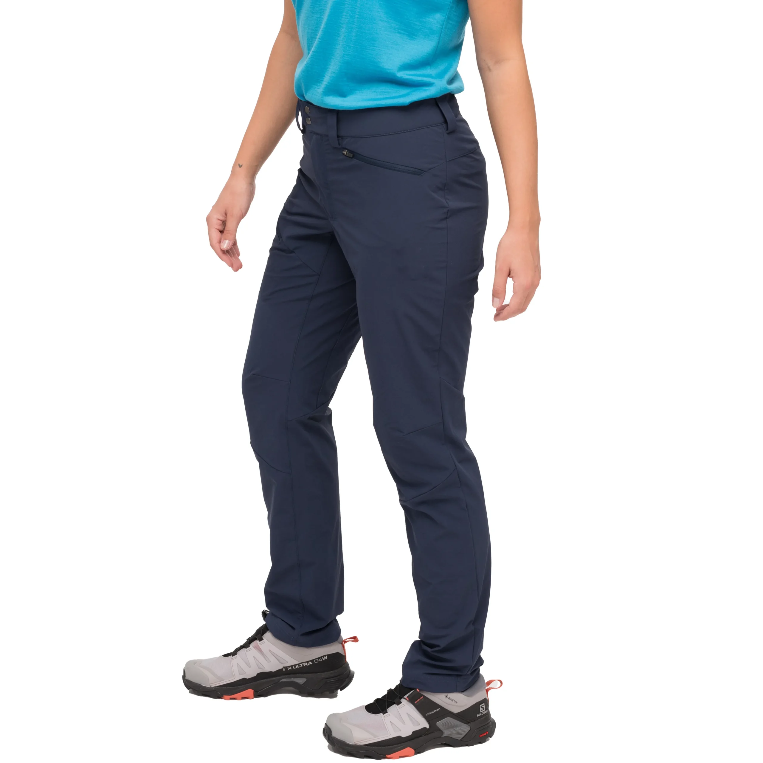 Clearance Bergans Rabot Light Softshell Pants Women - Navy Blue