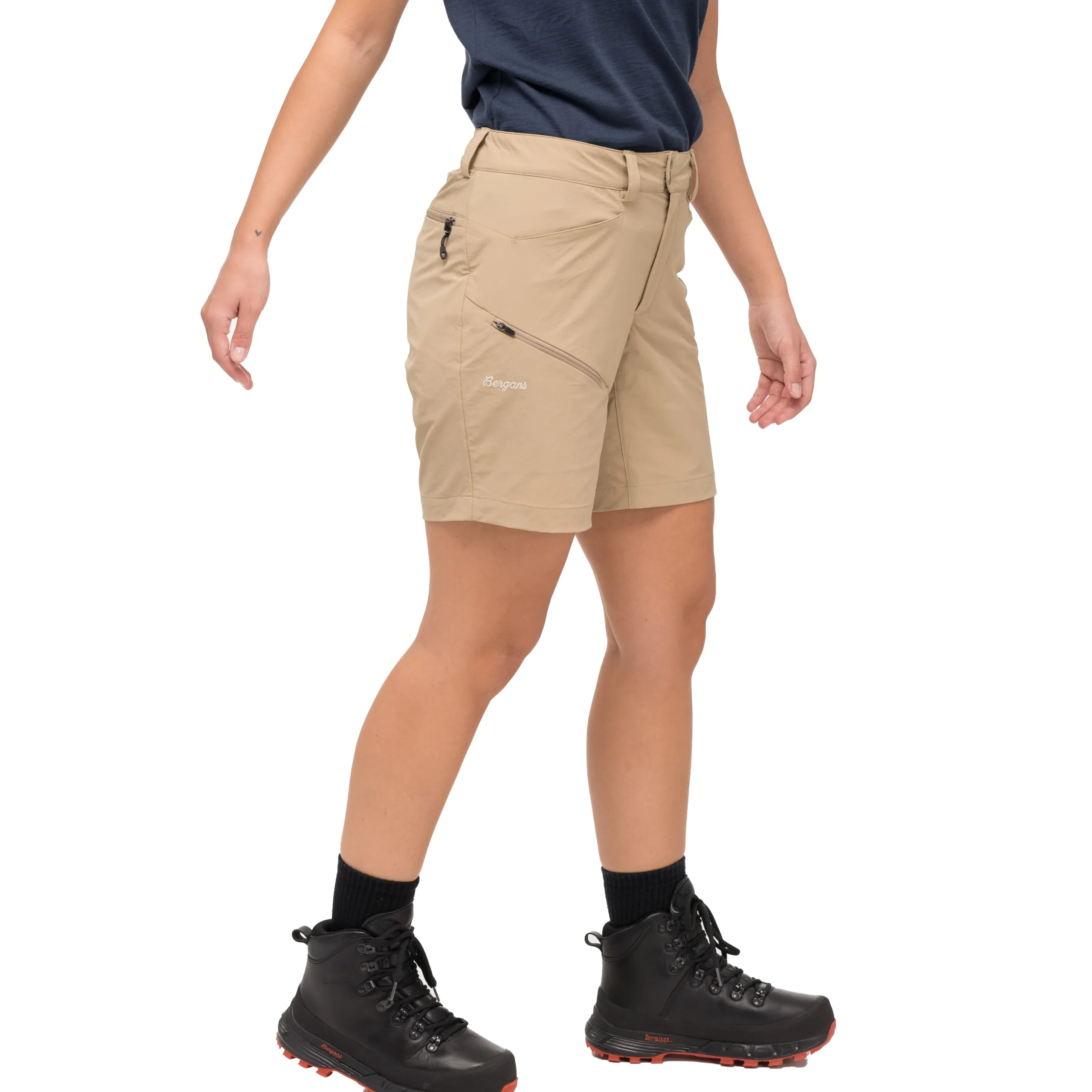 Sale Bergans Rabot Light Softshell Shorts Women - Warm Sand